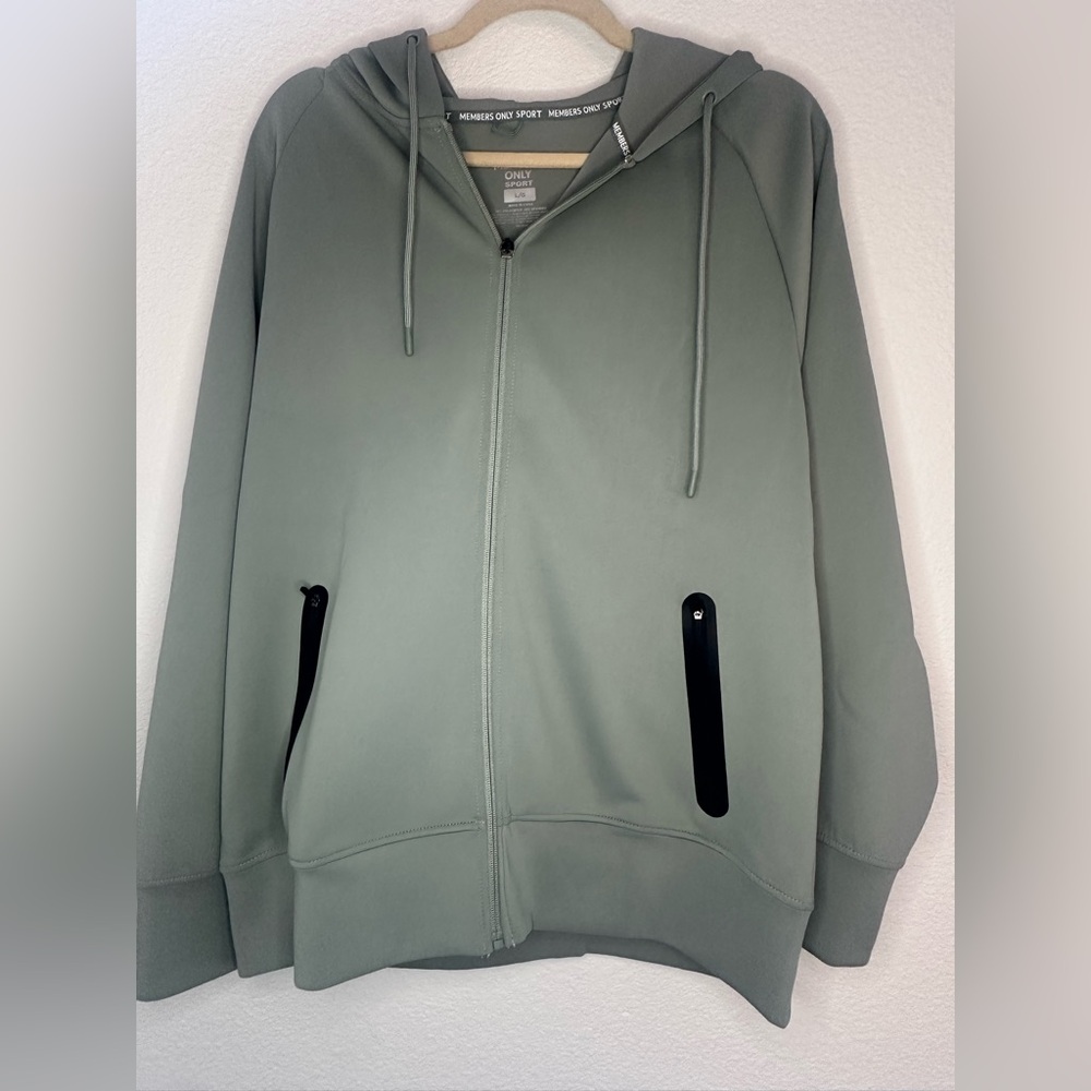 Members Only Sport Zip Hoodie Large